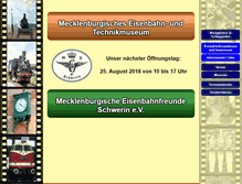 Tablet Screenshot of mef-schwerin.de